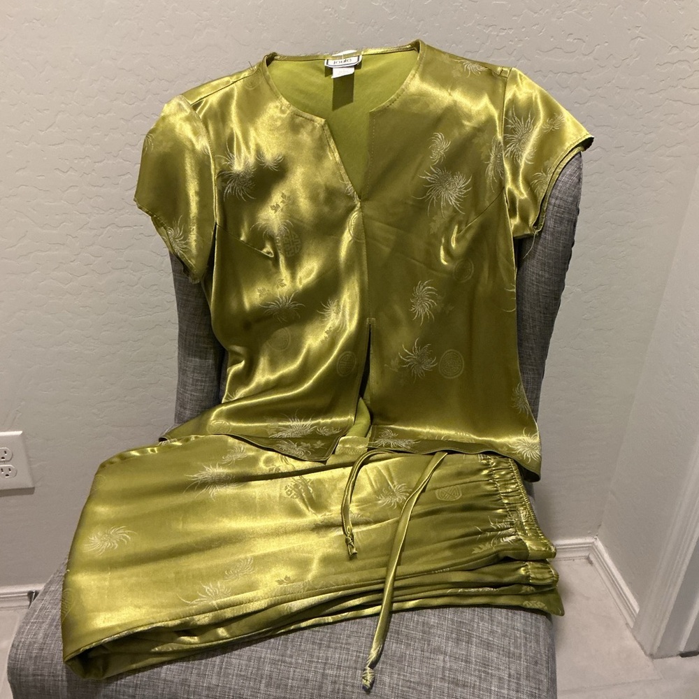 Joules Satin Blouse in Luxurious Gold